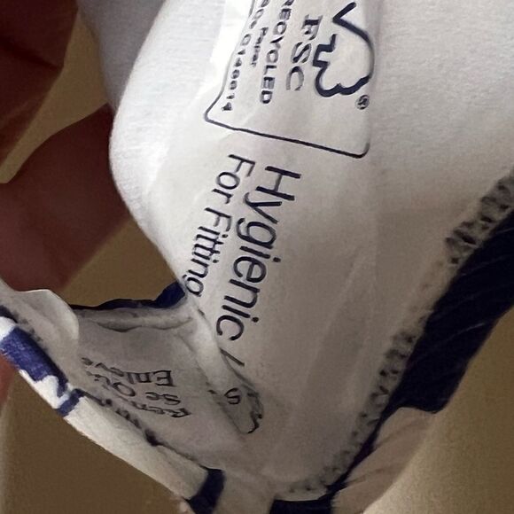 New Unworn Raisins Lunar Blue white Floral Bikini Bottom Size L - Picture 5 of 8